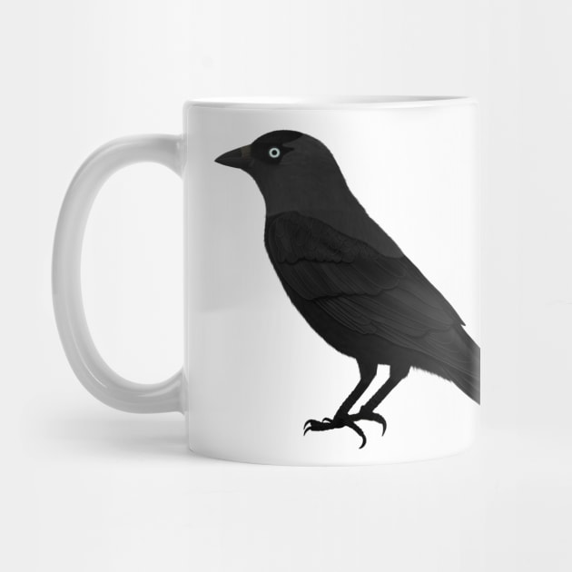 Jackdaw Bird Watching Birding Ornithologist Gift by jzbirds